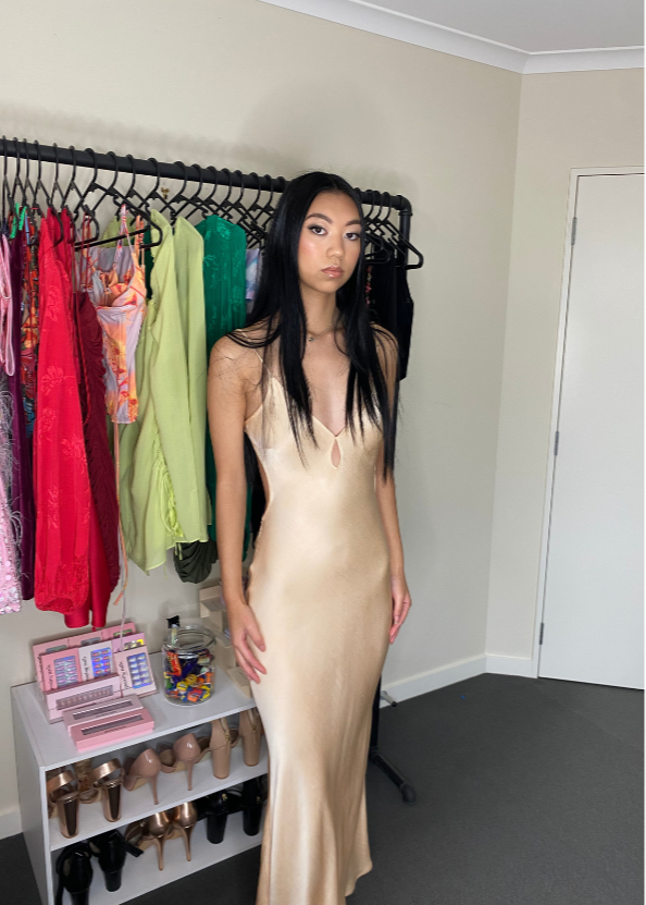 Bec and Bridge Cedar City Dress - Peachy Champagne
