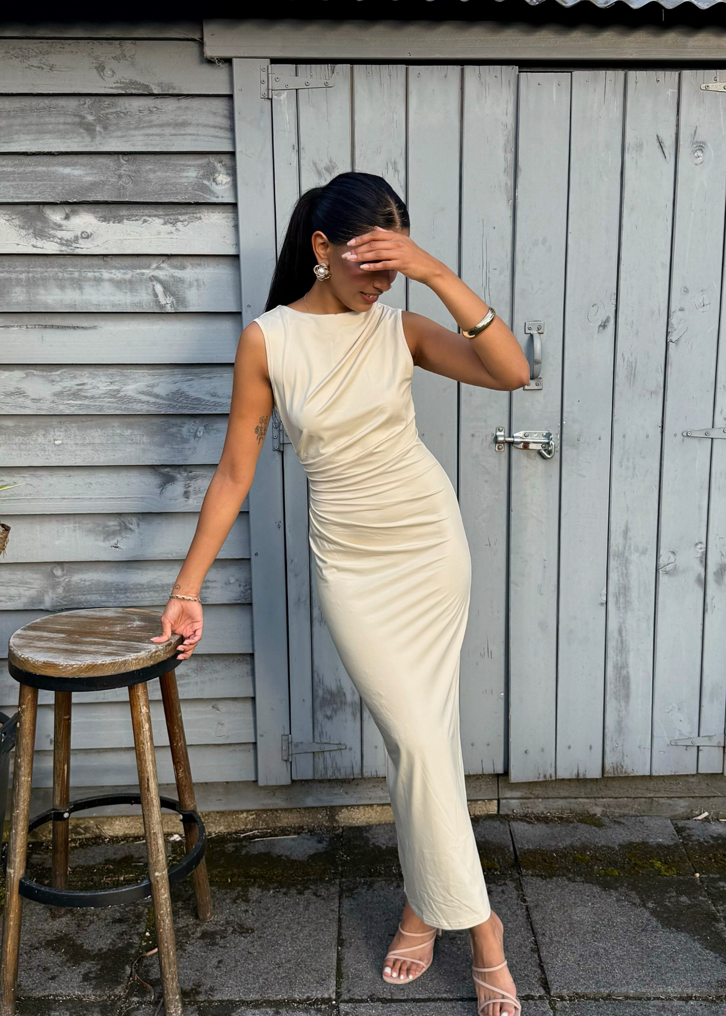 4th and Reckless Tamilda Dress - Cream