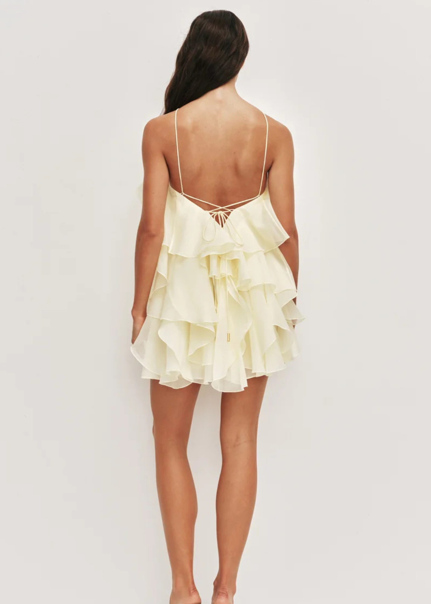 Aje Pandorea Mini Dress in Butter