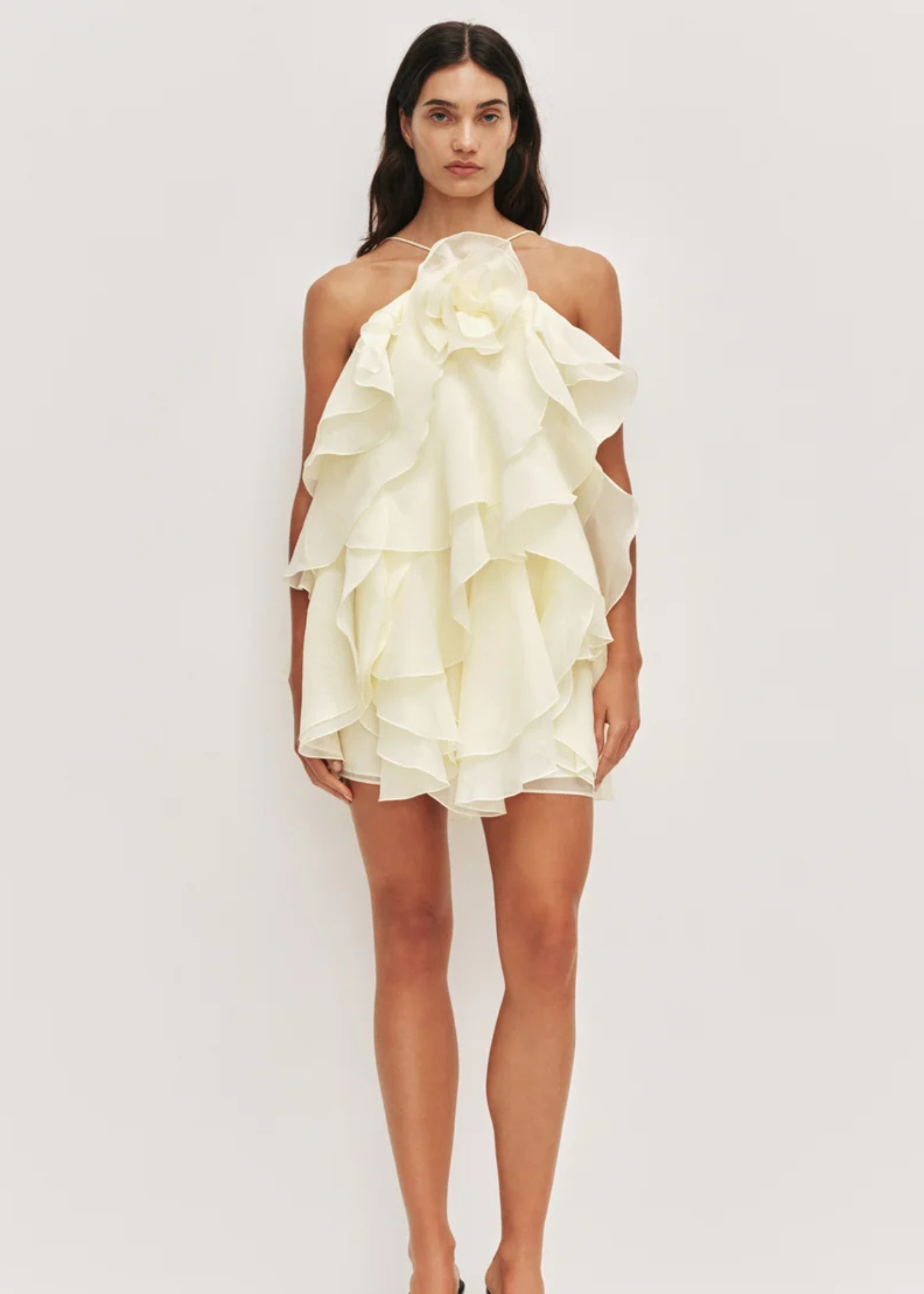 Aje Pandorea Mini Dress in Butter