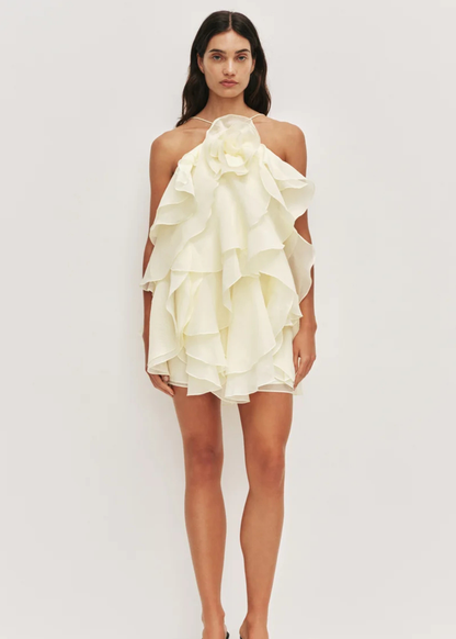 Aje Pandorea Mini Dress in Butter