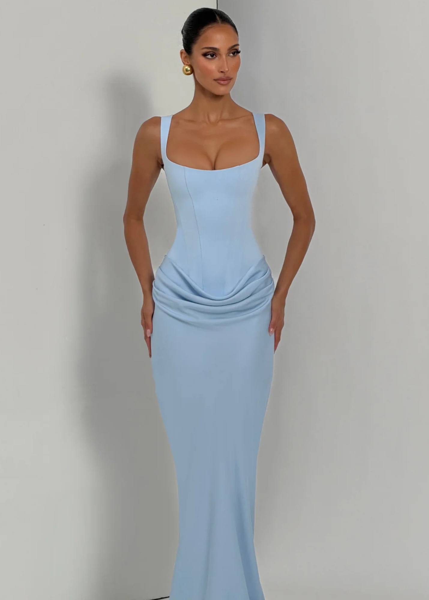 Babyboo Cornelia Dress in Powder Blue