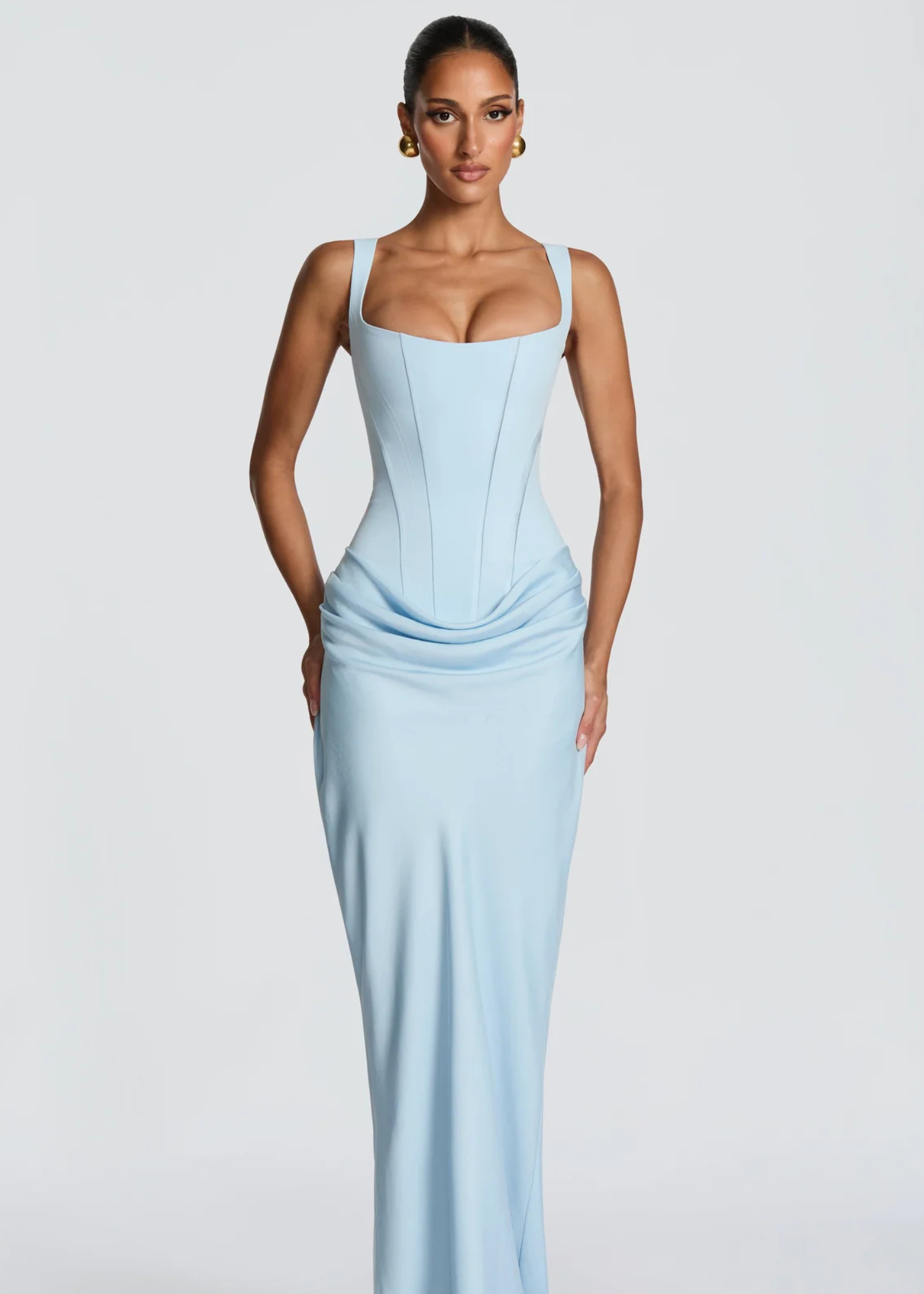 Babyboo Cornelia Dress in Powder Blue