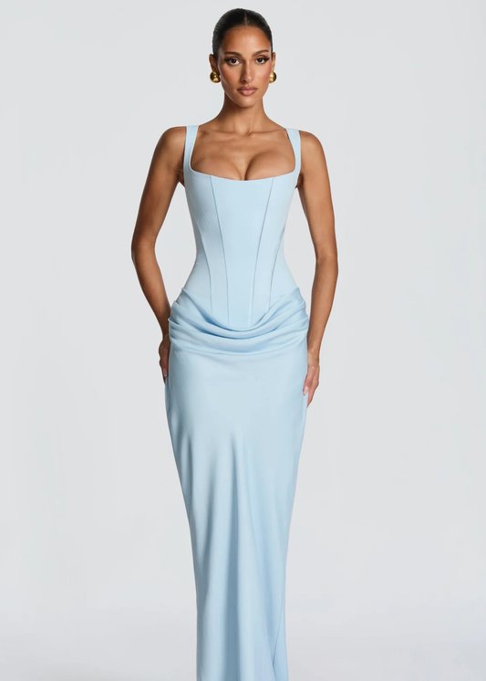 Babyboo Cornelia Dress in Powder Blue