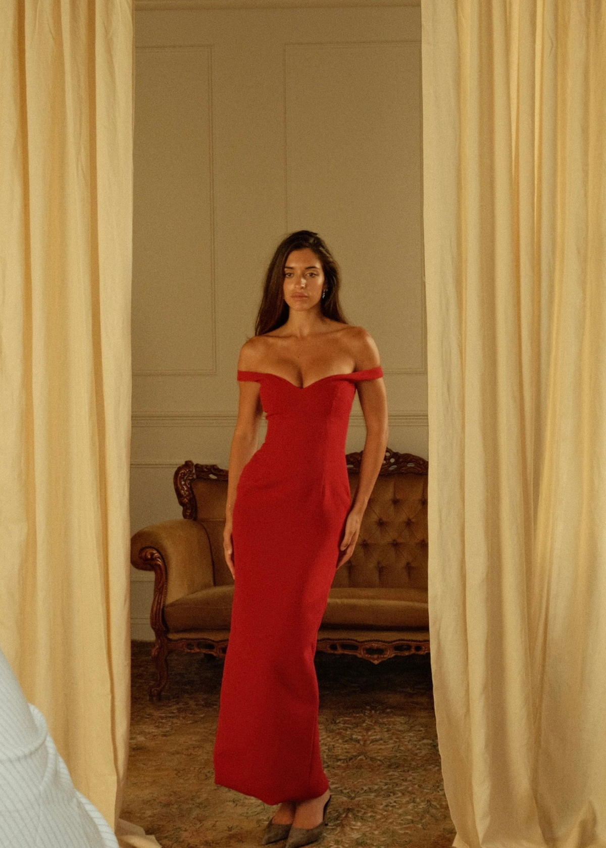 Arcina Ori Ellery Dress in Red