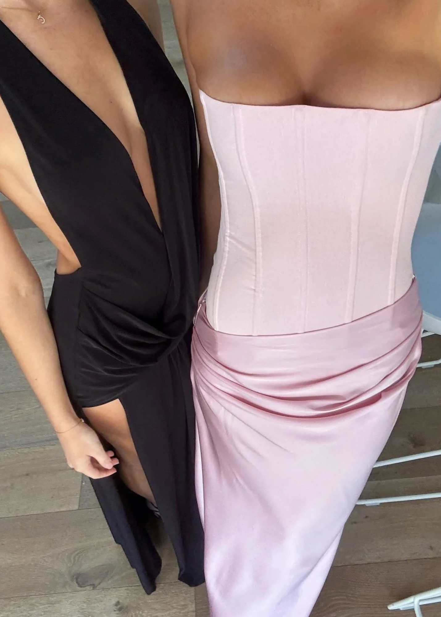 Hntr the Label Huxley Gown in Pink