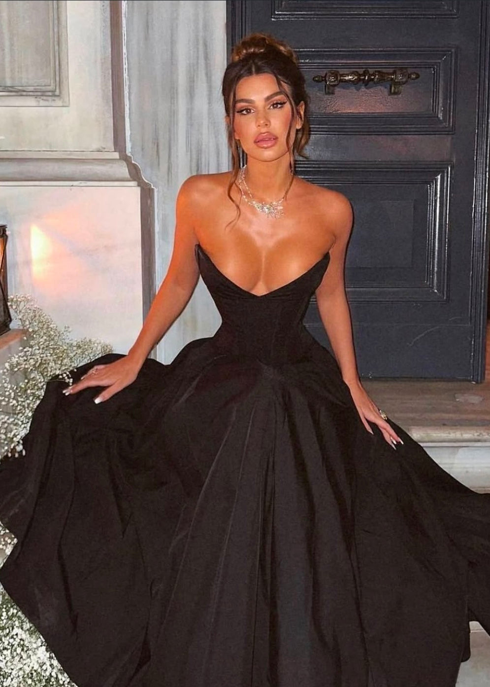 House of CB Lady Dress - Black