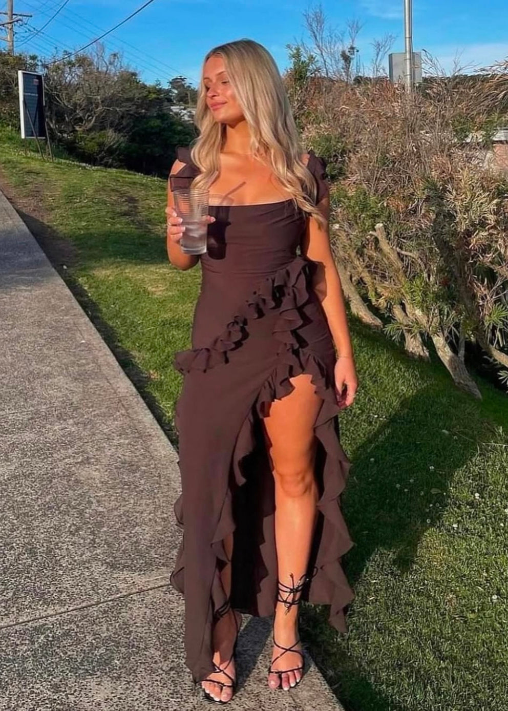 House of CB Ariela Maxi - Espresso