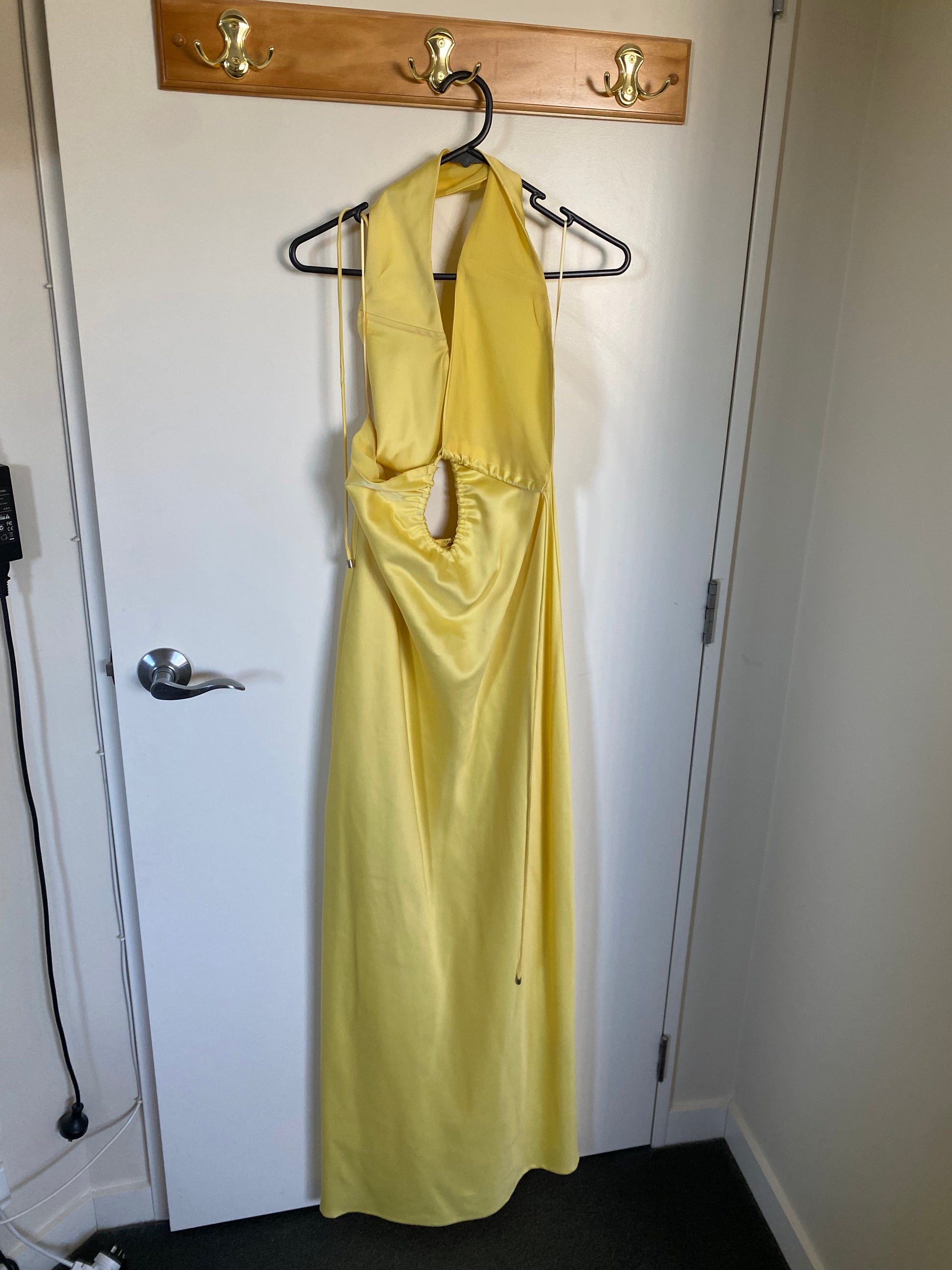 jagger and stone gold dress Berylove Women Metallic Gold Prom Dress A-Line Pleated V-Neck Maxi Party  Dress
