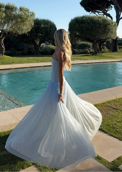 White Fox Magic Muse in Baby Blue