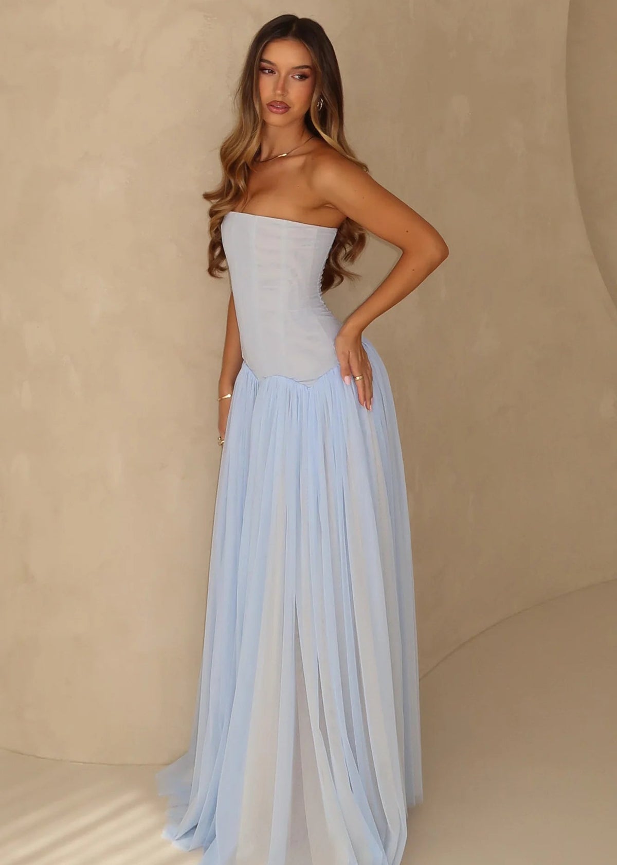 White Fox Magic Muse in Baby Blue