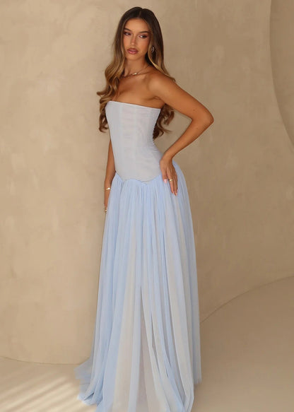 White Fox Magic Muse in Baby Blue